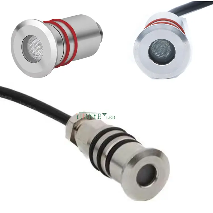 Yuanyeled - Lumière souterraine encastrée 1 W en acier inoxydable extérieur basse tension 2 ans Garantie YY-DMR006 1