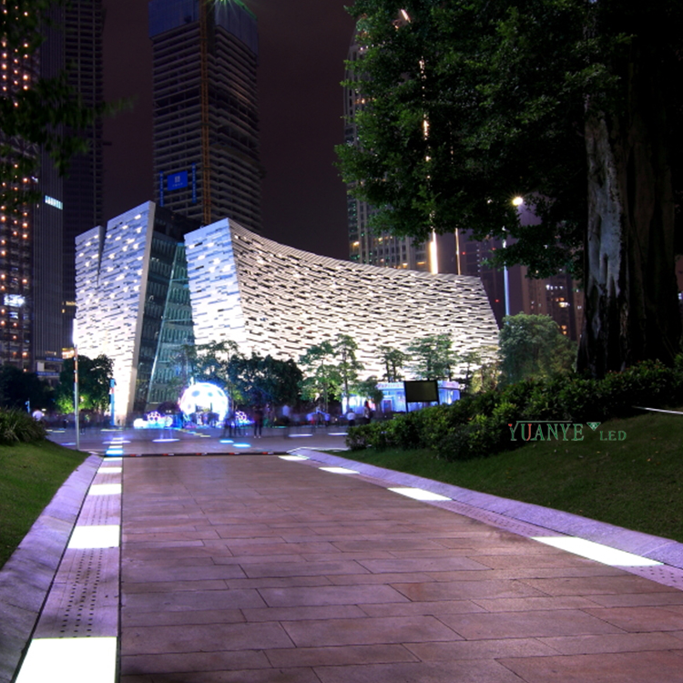 مخصص في الأرض zigbee3.0 قناة الإضاءة المضادة للماء من الطوب الشمسي مصابيح الطوب الفولاذ المقاوم للصدأ2 11