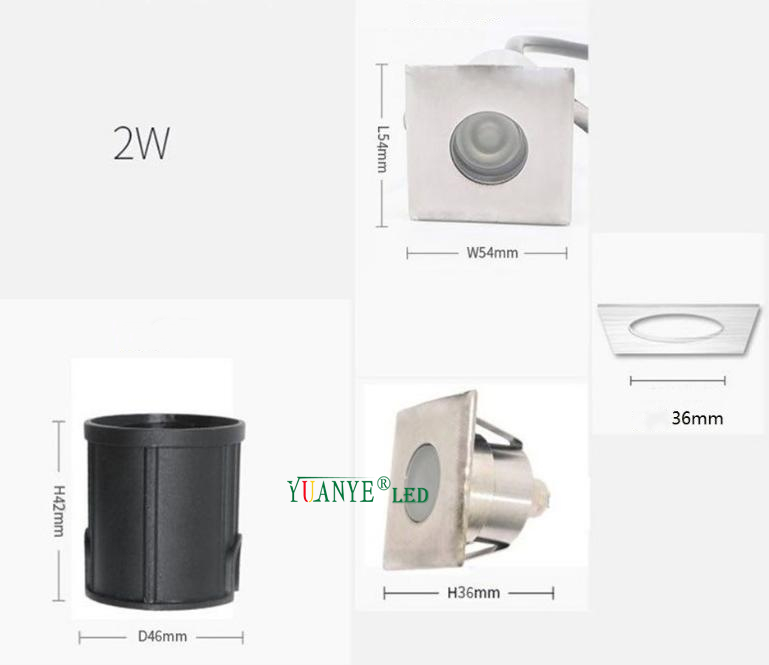 Yuanyeled - Promoción de la luz solar luz de entrada de luz OEM Architectural Dali Entrada de 12 voltios Square YY -DMS003 7