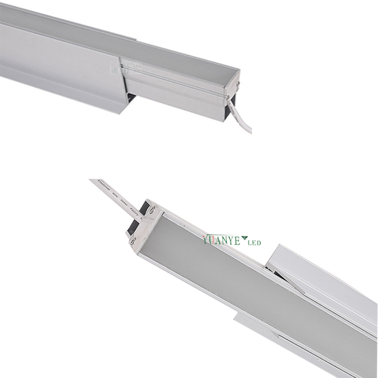 Yuanyeled - LED في إضاءة أرضية ملامح الألمنيوم مرحلة الحفلات ضوء الديسكو rgbwy wifi خيار Bluetooth yy -dtl002 7