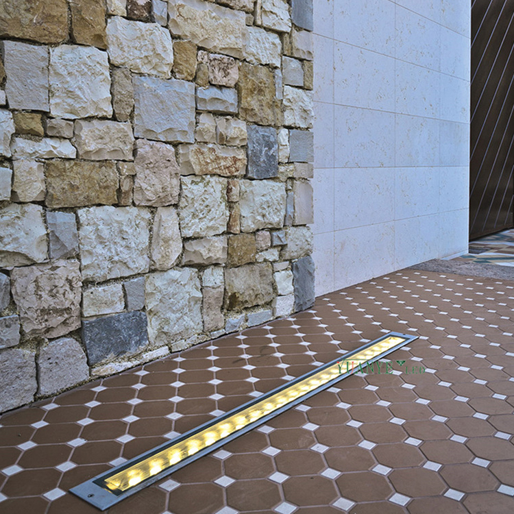 Yuanyeled - Lámpara de entrada lineal de porcelana IP65 RGB Lucina en etapa de bajo voltaje enterrada en la etapa de bajo voltaje A yy -DML montada002 13