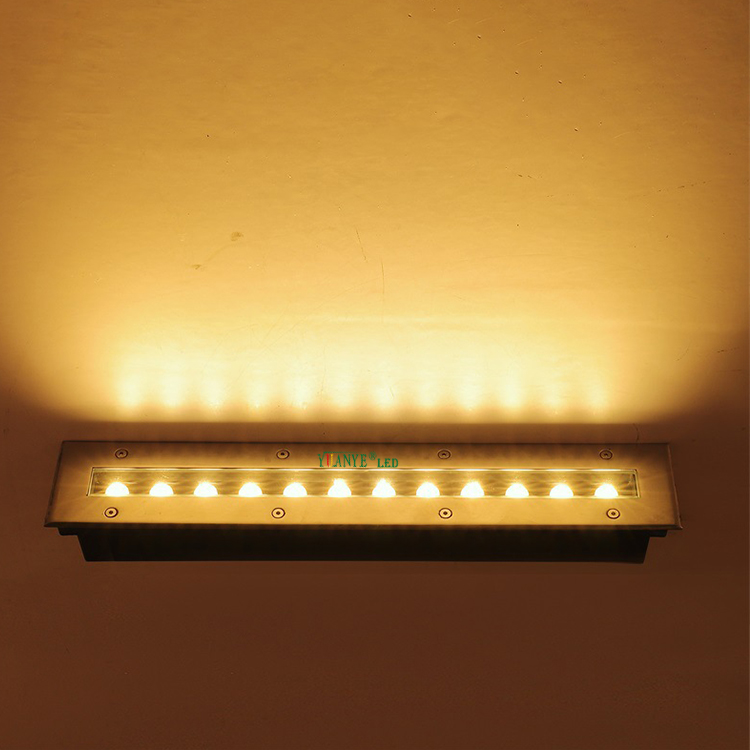 Yuanyeled - Lámpara de entrada lineal de porcelana IP65 RGB Lucina en etapa de bajo voltaje enterrada en la etapa de bajo voltaje A yy -DML montada002 7