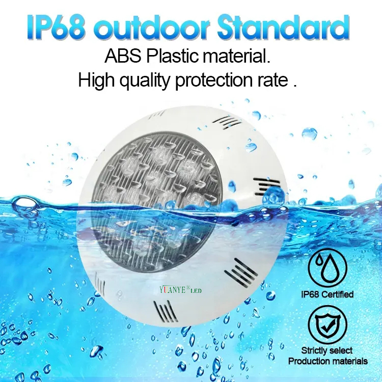 Yuanyeled - Luz de piscina de natación IP68 24W RGB CCT DC12V Miboxer Controlador Compatible YY -YCD 7