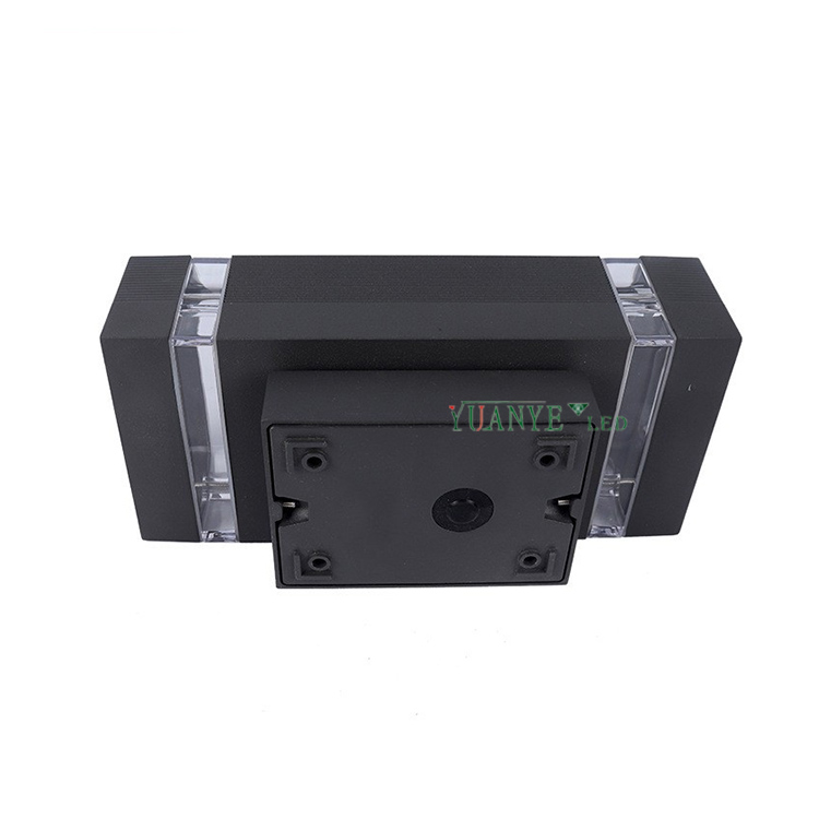 YuaNyELED -LEDアルミニウムの外装庭の壁の光装飾防水ポーチポーチ装飾ライトYY -BDS004 8