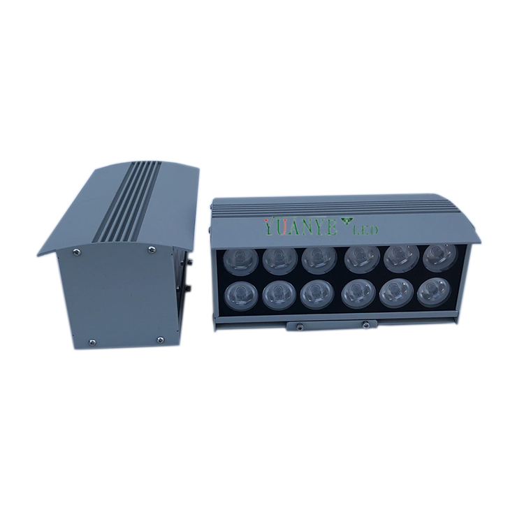 Yuanyeled-Switch Outdoor Wall Garden AC85-265V Lâmpada de parede Twin Head 8W 27W 48W Solaire Exterieur YY-BDS022 7