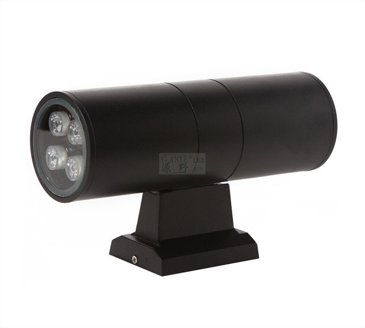 yuanyeled - Led outdoor saving wall light 2*6w aluminum smart twin head street light suspended mounting YY-BDR001 8