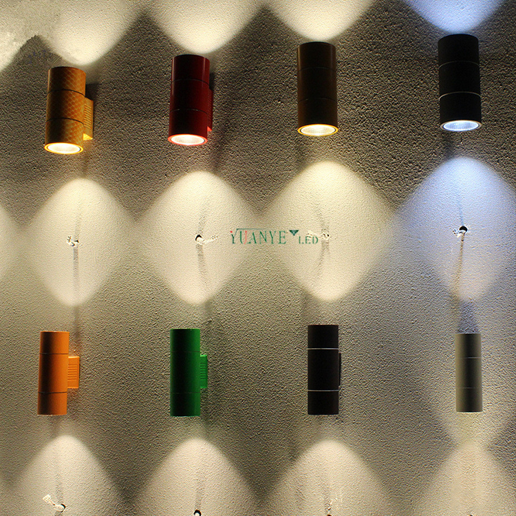 yuanyeled - Led outdoor saving wall light 2*6w aluminum smart twin head street light suspended mounting YY-BDR001 13