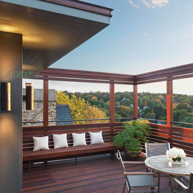 Yuanyeled-Doppelkopf-LED-Wandleuchte 12*2W 24W auf und ab Anti-Blend für den Hof YY-BDR001 13