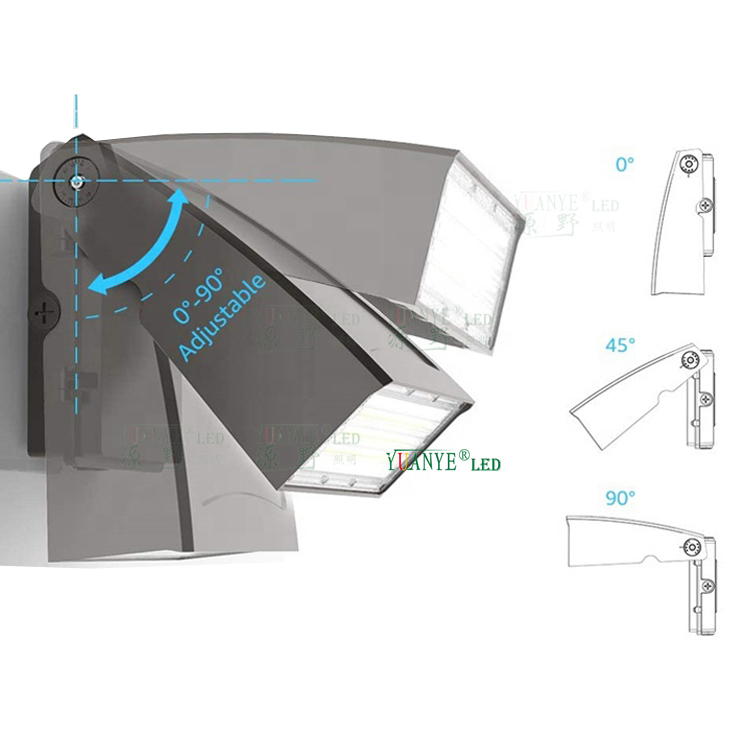 YuaNyELED -Exterior Wall Packライト防水ヨーロッパスタイルの角度調整可能YY -BDL001 8