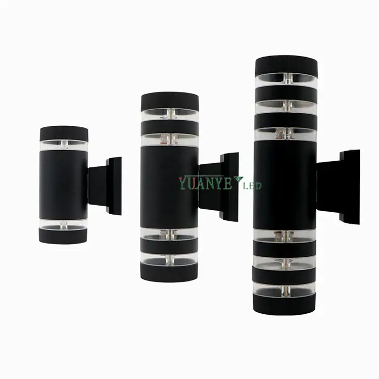 Yuanyeled - lampu solar lampu dinding pintar 18w 24w hiasan taman luaran dmx512 3000k ip65 kalis air yy -bdr013 1