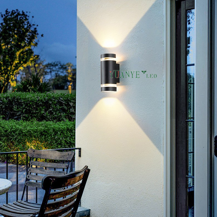 YuanyEled -Smart Wall Light Solar Lights 18W 24W屋外庭装飾DMX512 3000K IP65防水YY -BDR013 13