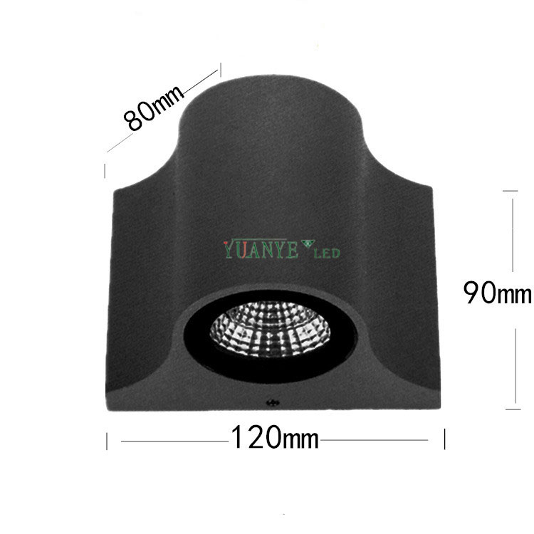 Yuanyeled - Tukar lampu jalan dengan lampu dinding dimmable yang berkesan tinggi hangat putih rgbw yy -bds033 9