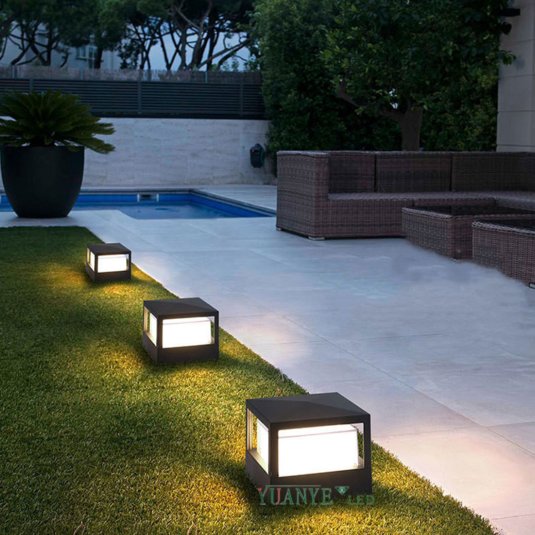 Yuanyed-внешняя настенная лампа водонепроницаемое пульт дистанционного управления алюминий 10 Вт 10 Вт AC85-265V Подвешенный монтаж YY-BDS030 12