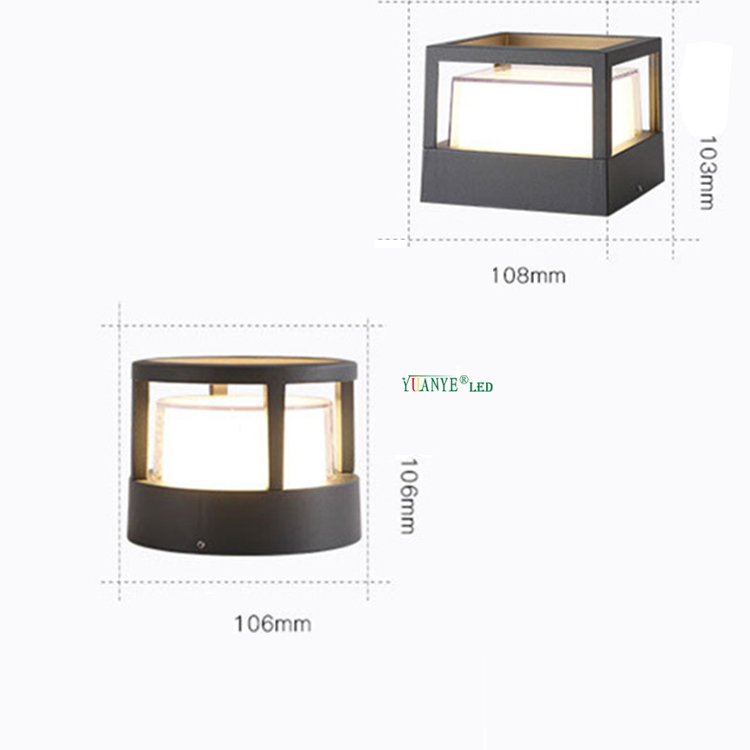 Yuanyed-внешняя настенная лампа водонепроницаемое пульт дистанционного управления алюминий 10 Вт 10 Вт AC85-265V Подвешенный монтаж YY-BDS030 8