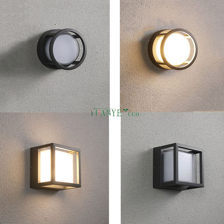 Yuanyed-внешняя настенная лампа водонепроницаемое пульт дистанционного управления алюминий 10 Вт 10 Вт AC85-265V Подвешенный монтаж YY-BDS030 9