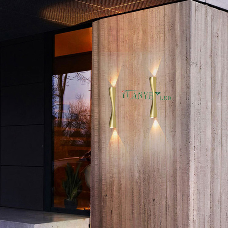 RGBWY LED WALL LIGHT DC12V AC85-265V 3W 6W IP65 MULTI COLOR OUTNDOR Cahaya untuk Hiasan Hotel YY-BDL007 11