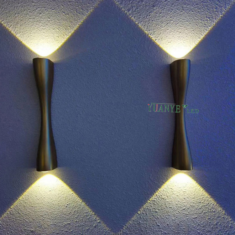 RGBWY LED WALL LIGHT DC12V AC85-265V 3W 6W IP65 MULTI COLOR OUTNDOR Cahaya untuk Hiasan Hotel YY-BDL007 10