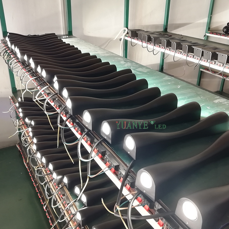RGBWY LED WALL LIGHT DC12V AC85-265V 3W 6W IP65 MULTI COLOR OUTNDOR Cahaya untuk Hiasan Hotel YY-BDL007 9