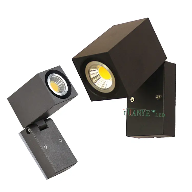 LEDウォールライト屋外DC AC85-265V防水IP65壁マウント低電圧3W 5WブラックYY-BDS023 1