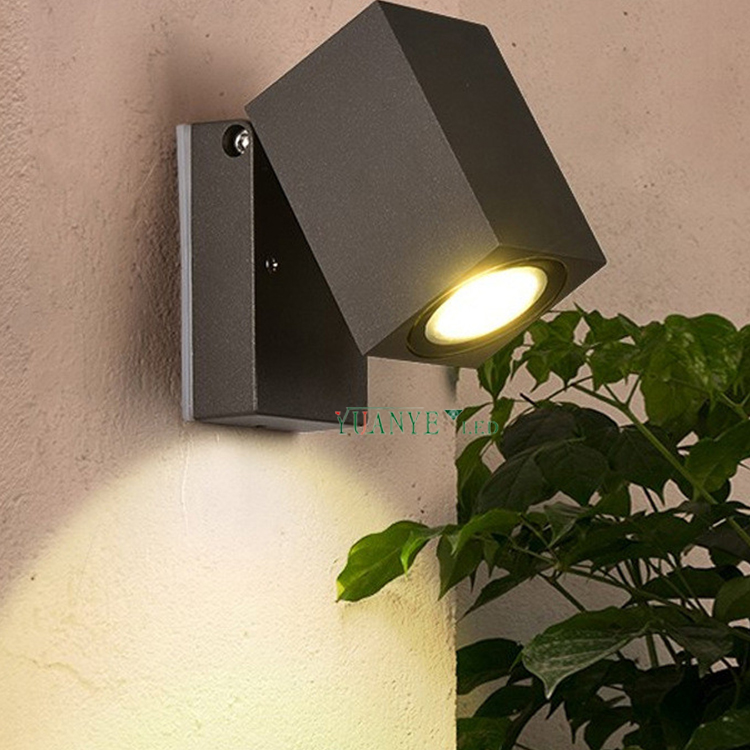 Led Wall Light Outdoor DC AC85-265v Waterproof Ip65 Wall Mounted Low Voltage 3w 5w Black YY-BDS023 12