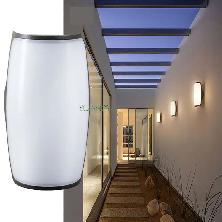 홈 호텔 장식용 5W 12W YY-BDS 용 LED 벽 램프 리모콘 옥외 3000K IP65035 1