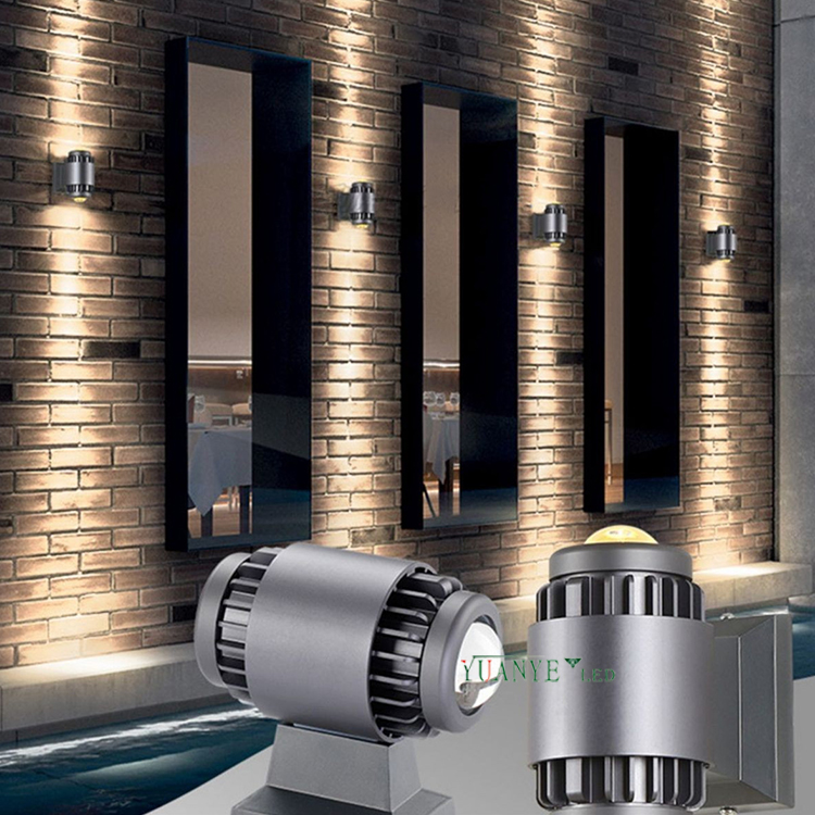 Lampada da parete a parete di luce esterna solare Luci da giardino decorativo Luci da giardino Surface Wall Monted Yy-Bdr014 11