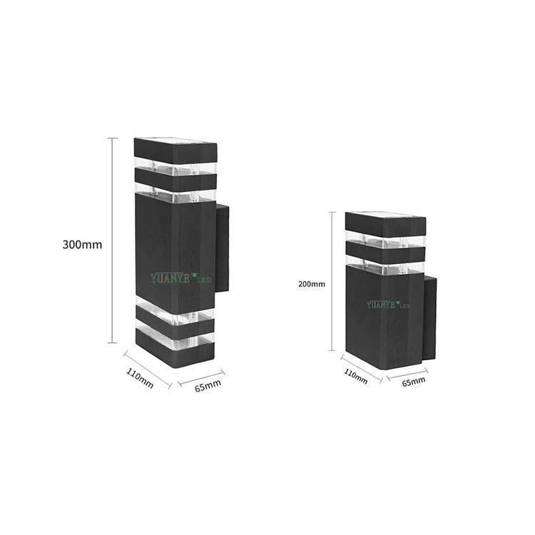 Nouvelle lampe murale d'arrivée Vanité de salle de bain en aluminium Éclairage extérieur imperméable blanc chaud yy-bds005 8