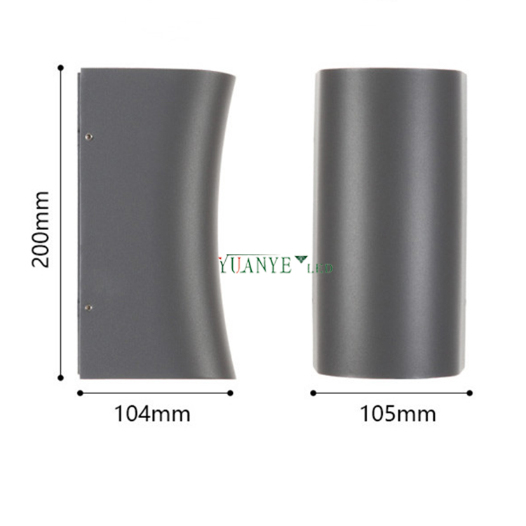 Yuanyeled-produttore di luce da parete esterna IP65 3W 6W 15W 85-265V DMX512 BIANCO CALDO YY-BDR003 5
