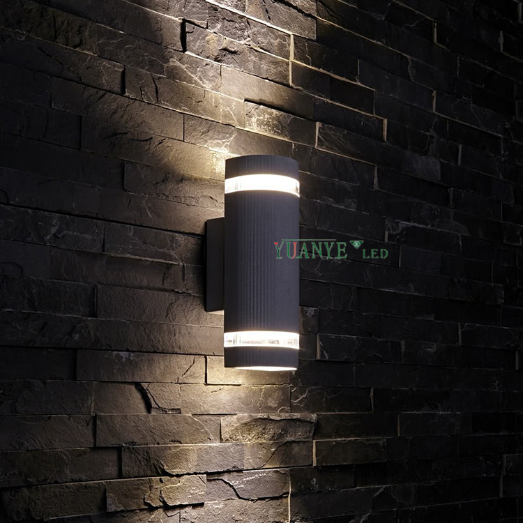 Yuanyeled - Moderne 6W 12W oben leichte Außendekoration Leuchtwand Lampe Aluminium YY -BDC002 10