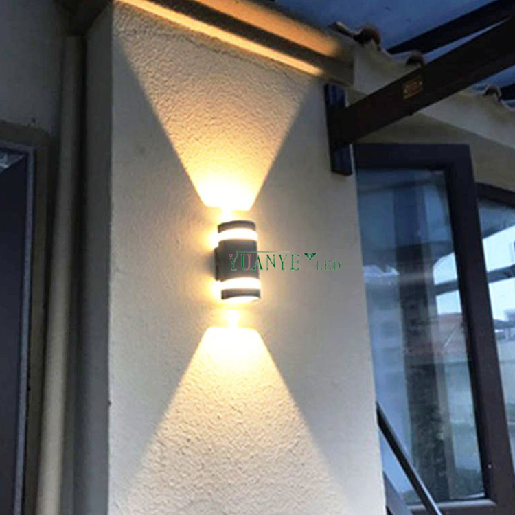 Yuanyeled - Moderne 6W 12W oben leichte Außendekoration Leuchtwand Lampe Aluminium YY -BDC002 13