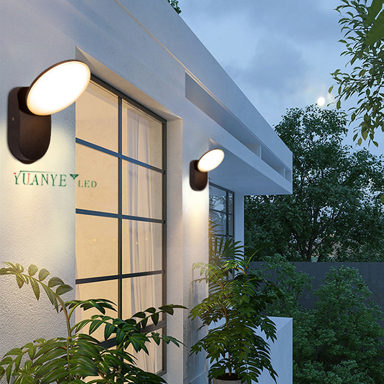 Yuanyed-светодиодная стена светильник мощный водонепроницаемый 3000 тыс. Алюминиевая фокусировка017 10