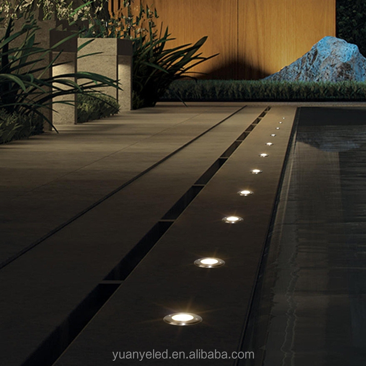YuanyEled - Jardín subterráneo de piso IP67 de IP67 al aire libre AD de luz subterránea. n repetir producto 24