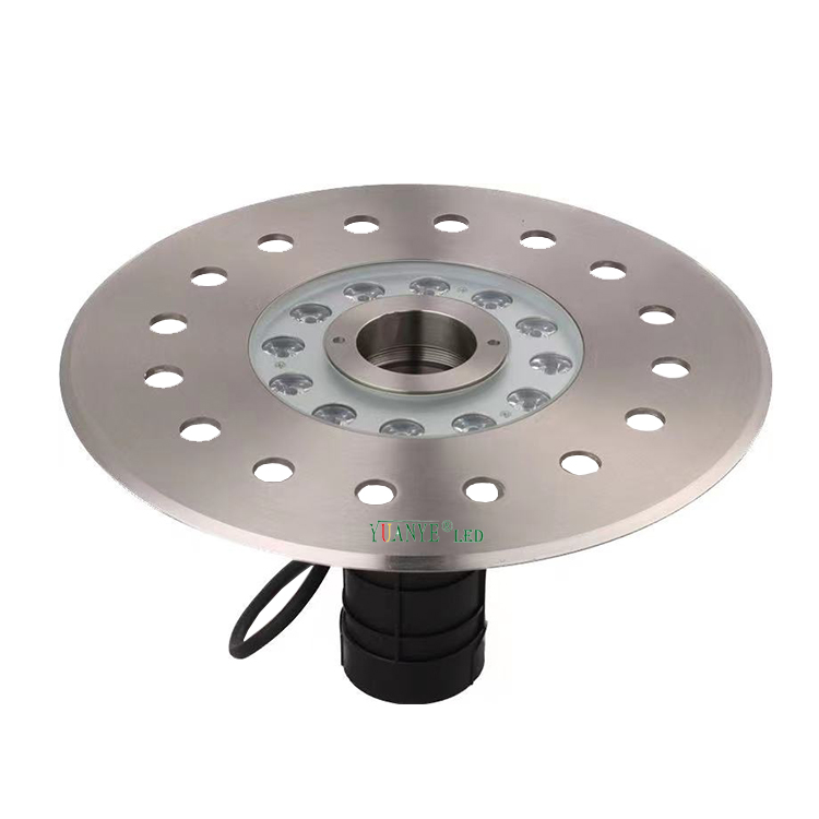 Yuanyeled - Fountain Light sous-marin RVB RVB Zigbee3.0 avec lumière LED 8W 12W 24W pour le projet Businness YY-SDPI 6