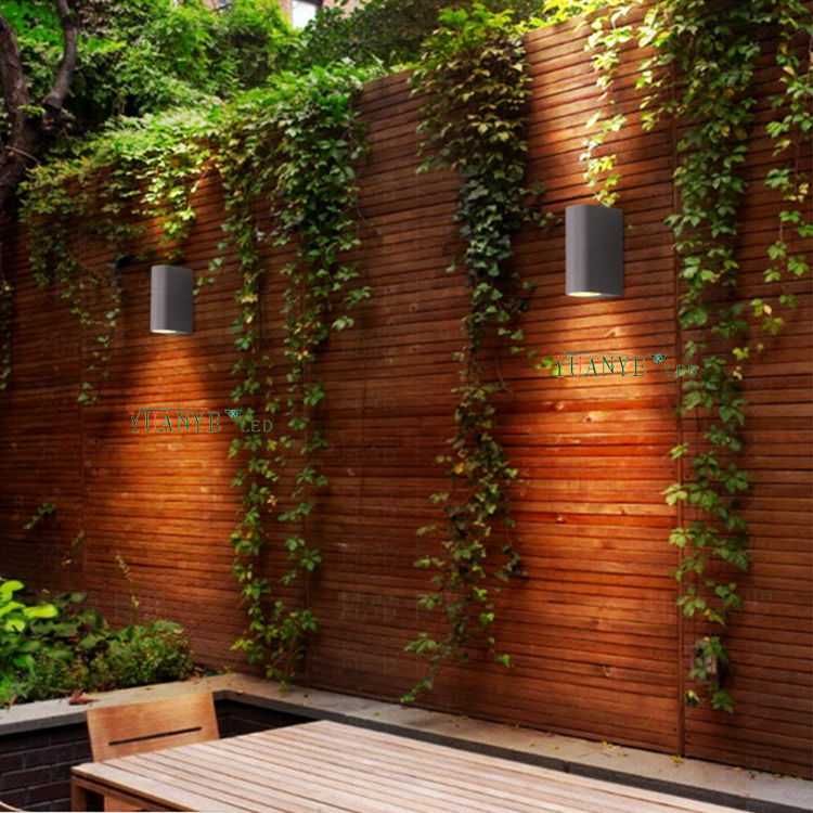 boundary wall lighting Modern Courtyard IP65 Waterproof Garden Decor Aluminum Outdoor Led Wall Light