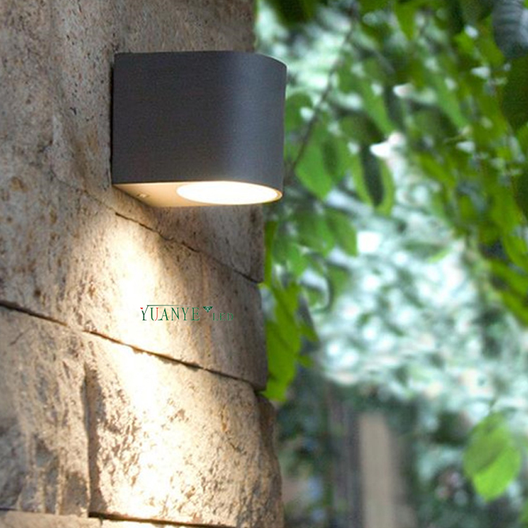 boundary wall lighting Modern Courtyard IP65 Waterproof Garden Decor Aluminum Outdoor Led Wall Light