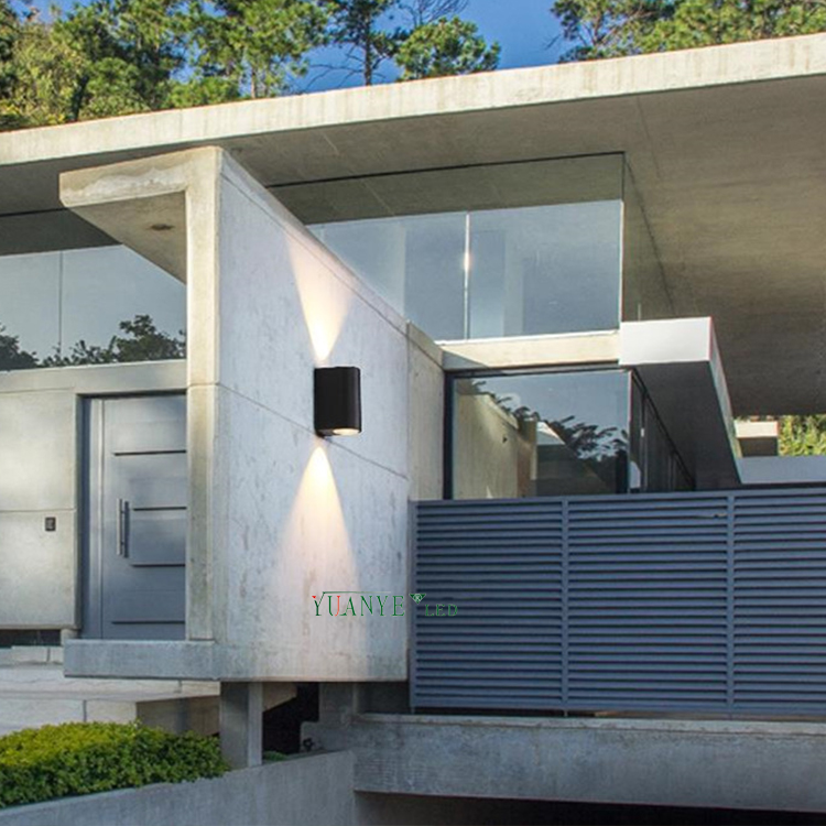 boundary wall lighting Modern Courtyard IP65 Waterproof Garden Decor Aluminum Outdoor Led Wall Light