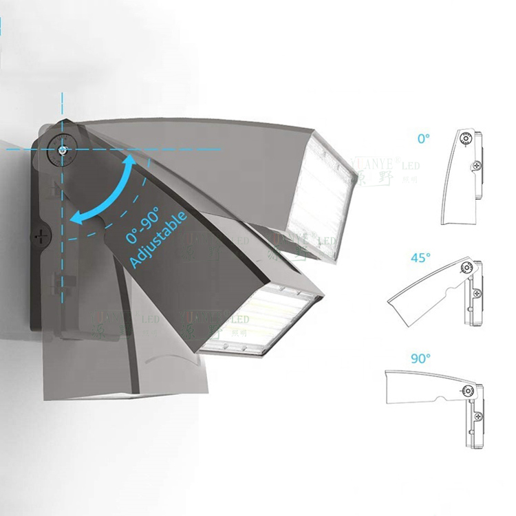 Yuanyeled - Luz de pared exterior IP65 IP65 Montada de diseño al aire libre Cabezal ADEMBLE AJUSTABLE AD. n repetir producto 7