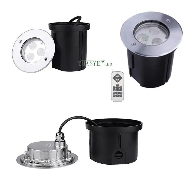 Yuanyeled -DMX512 수영 LED 풀 라이트 IP68 수중 조명 ROHS DIA 118MM 7W 9W 15W YY -YCDI 1