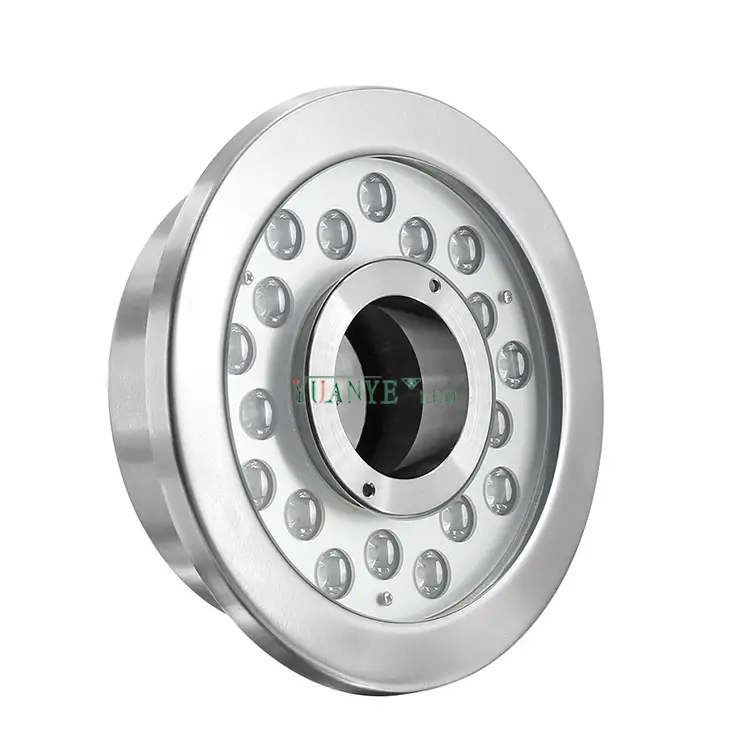Yuanyeled - Iluminación de la piscina DMX512 Submarina 6W 12W Curvado Redondo Redondo al aire libre Luz de pesca inteligente YY -SDPC 1