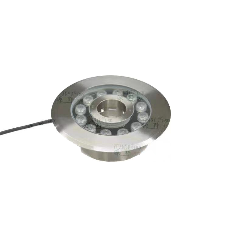 Yuanyeled - wasserdichte Unterwasserlichter 12W Ringbrunnen IP68 RGB LED Fountain Light YY -SDPG 8