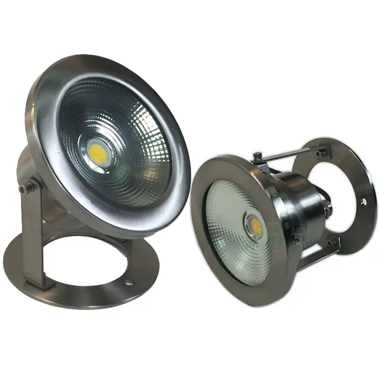 IP68 링 수중 분수 스테인레스 스틸 12V DC 풀 라이트 표면 장착 LED 홍수 표시등 모델 YY-SDTR 1