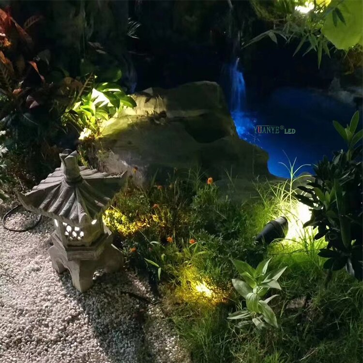 Anillo IP68 Fuente submarina de acero inoxidable 12v DC Piscina Ligera de luz Modelo de luz de inundación LED montada YY-SDTR 12