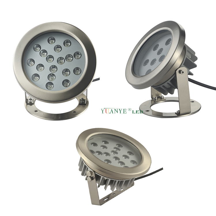 Spot LED sous-marin submersible Light Piscine 18W DMX RGBW 3000K Surface montée pour la rivière Bank Yy-Sdth 7