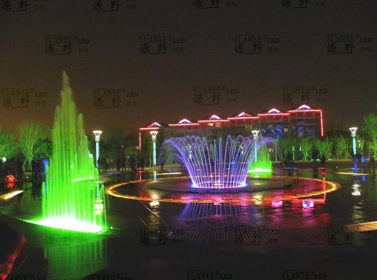 yuanyeled - lampu bawah air warna berubah kolam renang parti malam cahaya halaman kolam taman luaran air pancutan air air. n berulang produk 24