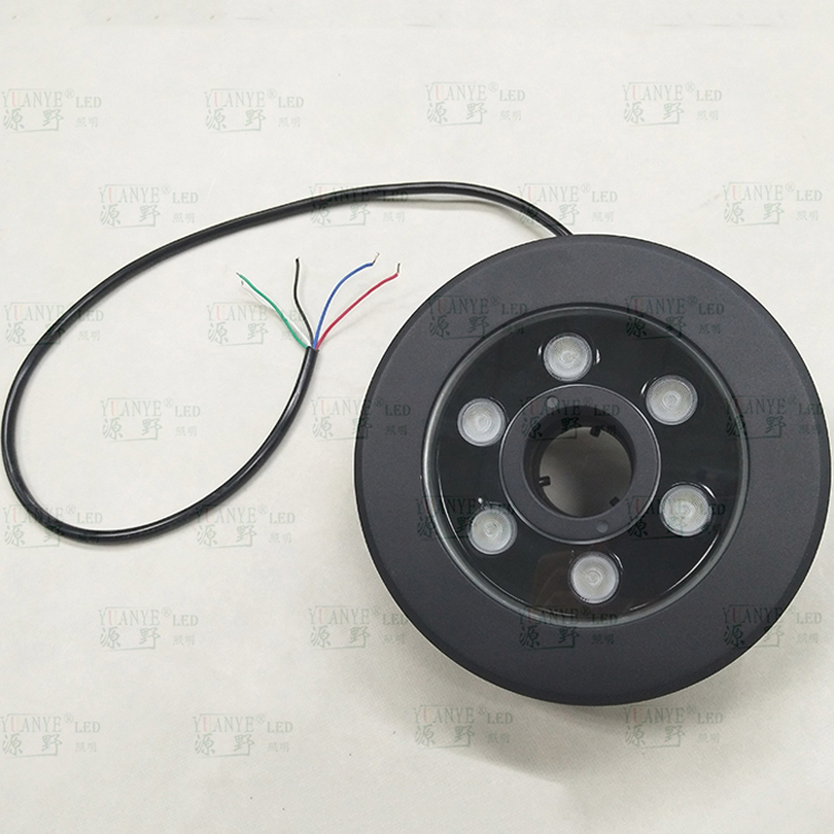 Yuanyeled - 256 warna RGBW DMX512 Dimming IP68 LED Kolam LED Kolam Underwater LED Night Pond Nozzle AD. n berulang produk 5