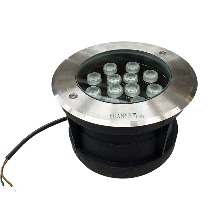yuanyeled - Lampu Bawah Air Kalis Air RGB LED Tersembunyi Bawah Tanah 12w Dc 4000k Ip68 Untuk Kolam Renang Model YY-SDDB 4