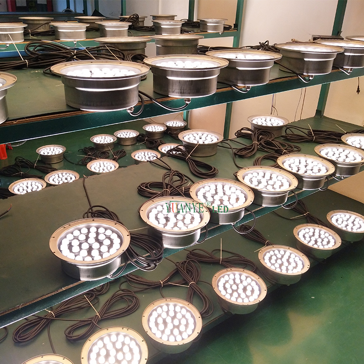 yuanyeled - Lampu Bawah Air Kalis Air RGB LED Tersembunyi Bawah Tanah 12w Dc 4000k Ip68 Untuk Kolam Renang Model YY-SDDB 6