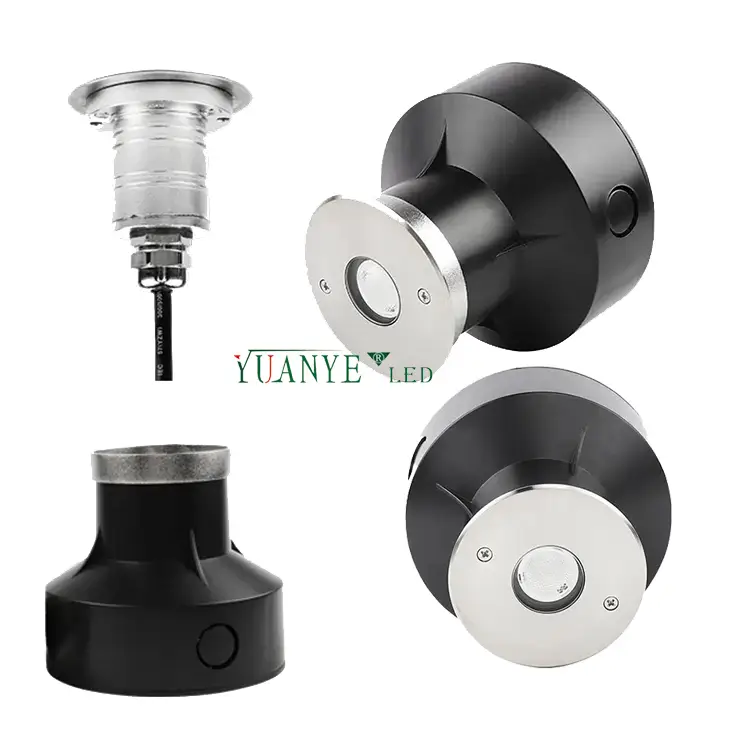 YUANYELED -IP68 오목한 수영장 조명 DC12V 316 스테인레스 스틸 직경 68mm 2W 3W WiFi 비즈니스 프로젝트 yy -YCD 1