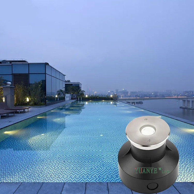 YuanyEled - Luces de piscina empotrada IP68 DC12V 316 ACERO INOXIDABLE DIA 68 mm 2W 3W Control wifi para proyecto comercial YY -YCD 11