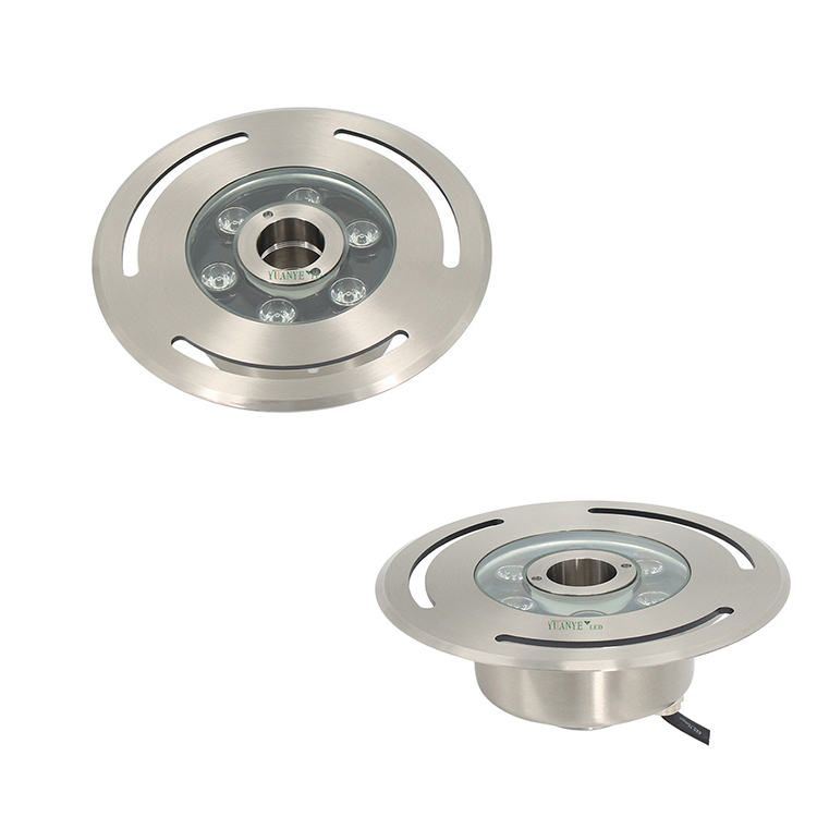 Yuanyeled - Luz de la fuente de anillo LED de impermeable submarino 9W IP68 RGB con curso de agua o orificio de drenaje YY -SDPD 7